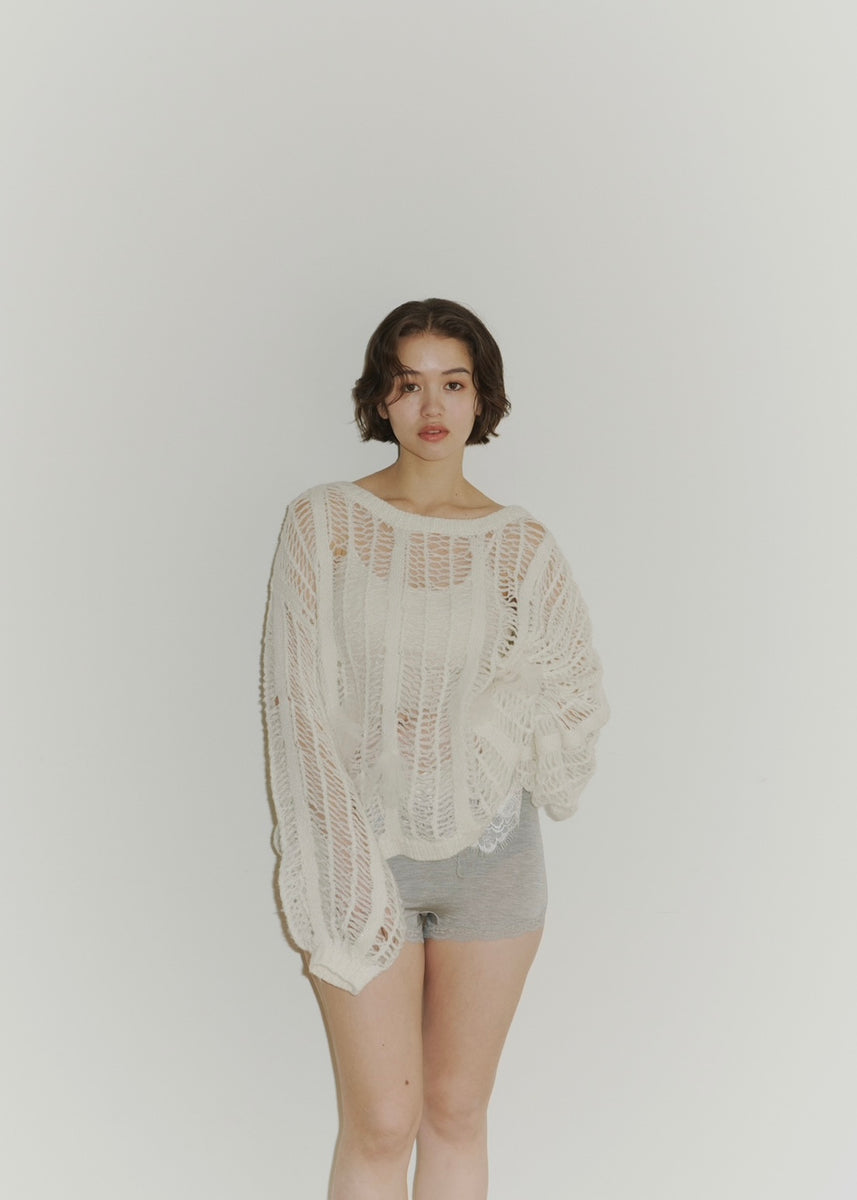 lamé tulle knit – NOTRE émor