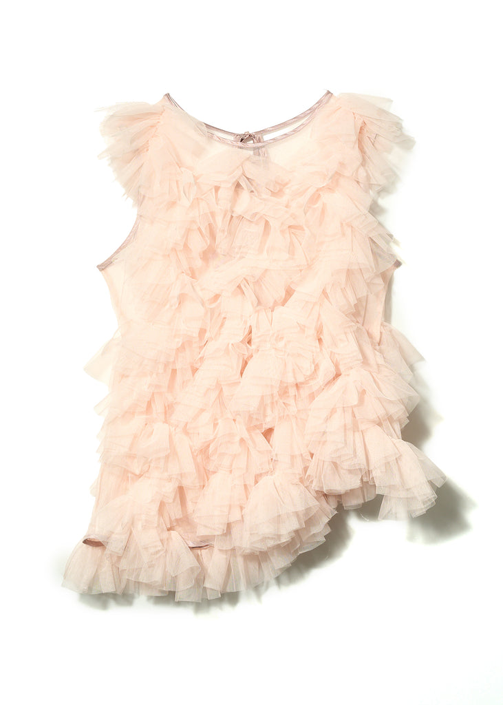 asymmetry tulle tops【予約商品】 – NOTRE émor