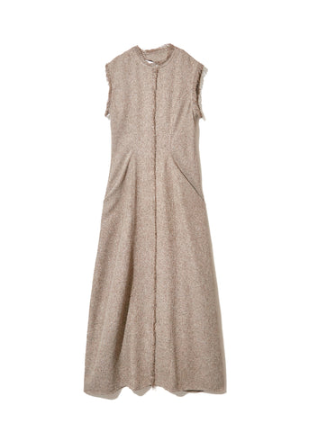 summer tweed fringe dress