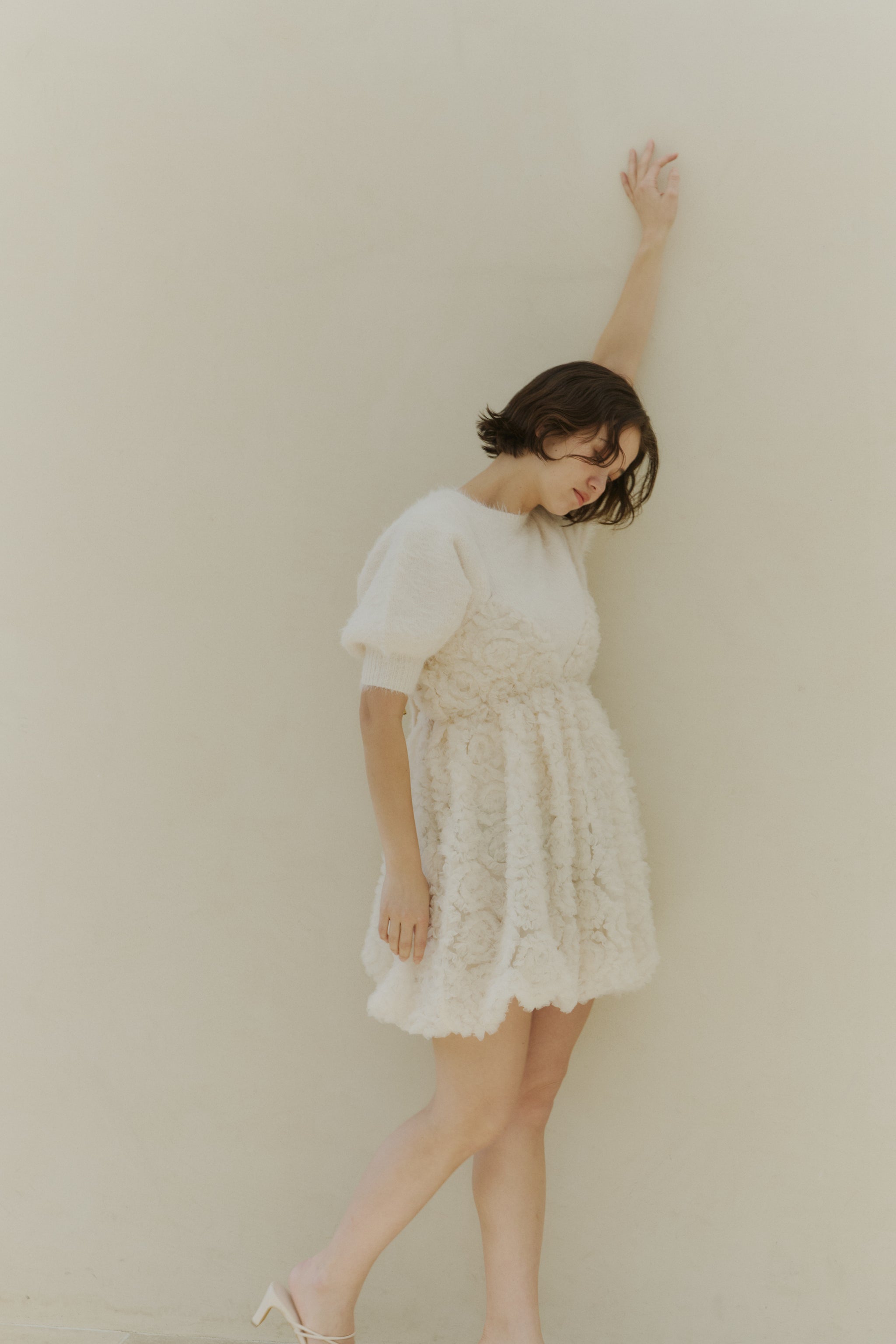 tulle mini dress (pail pink) – NOTRE émor