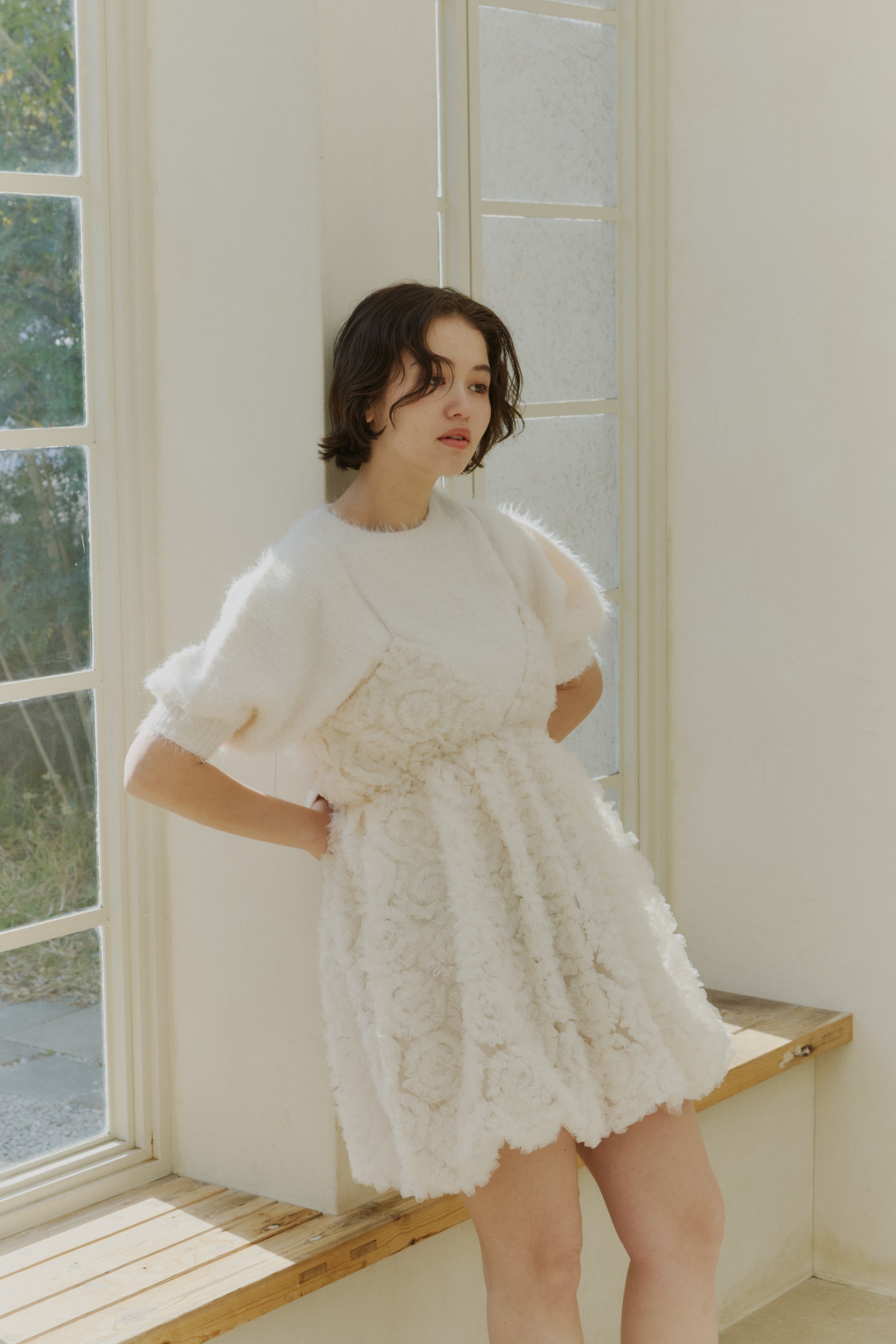 tulle mini dress (pail pink) – NOTRE émor