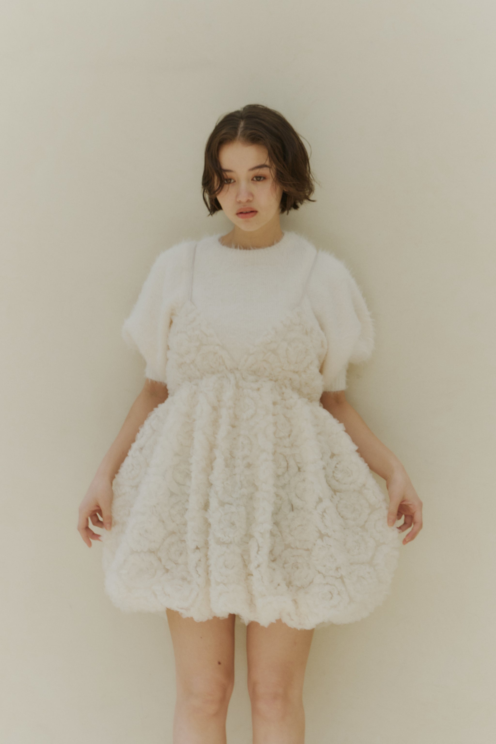 tulle mini dress (pail pink) – NOTRE émor