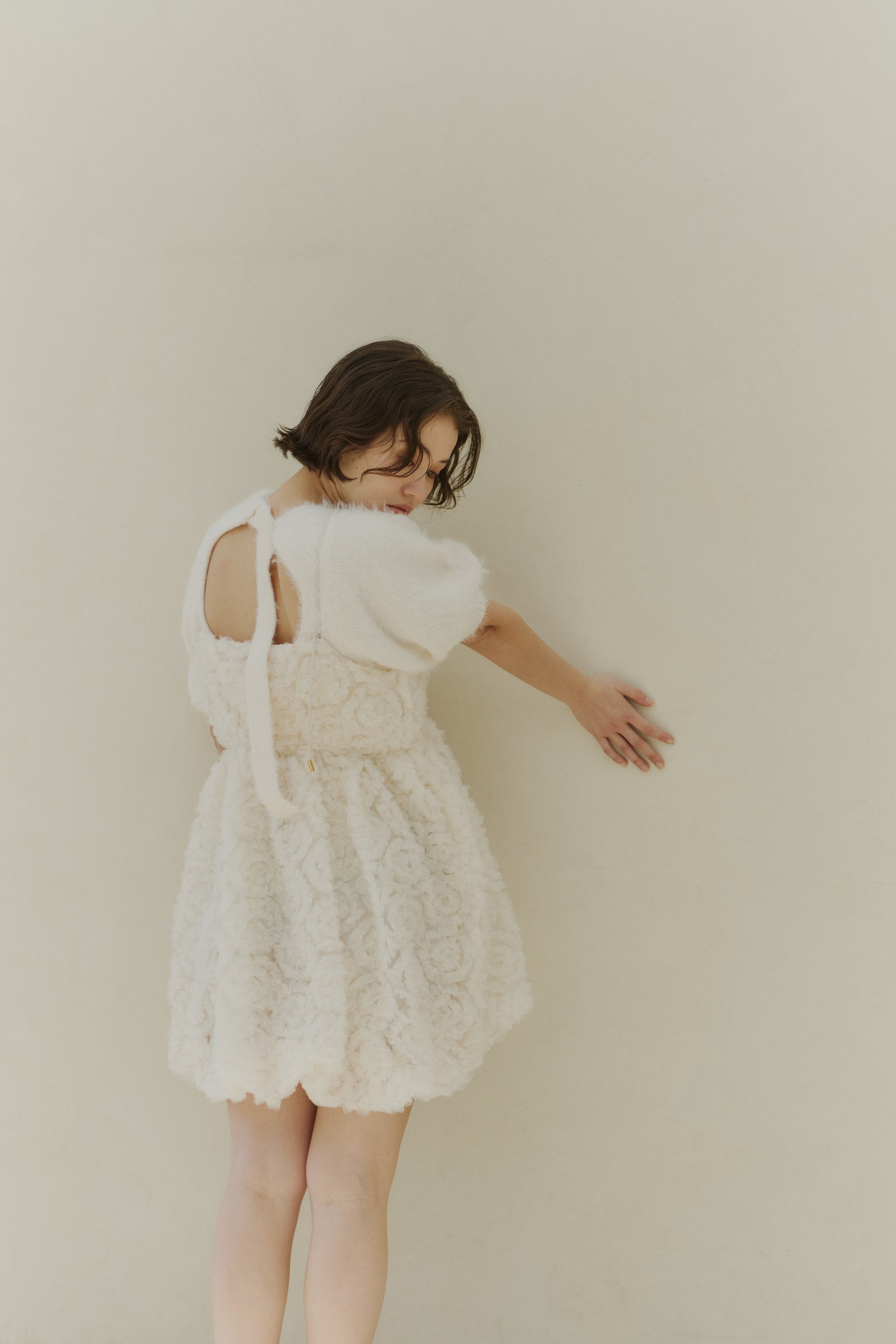 tulle mini dress (pail pink) – NOTRE émor