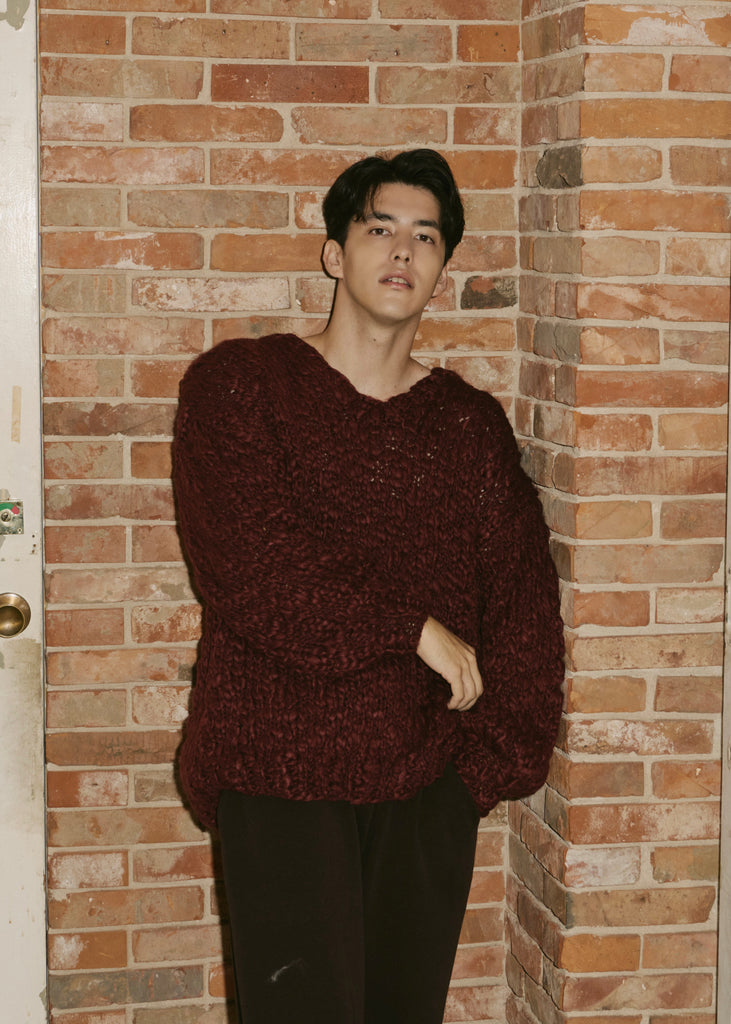 トップス NOTRE emor back open volume knit NOTRE emor back open volume knit ノートルエモア back hole Volume