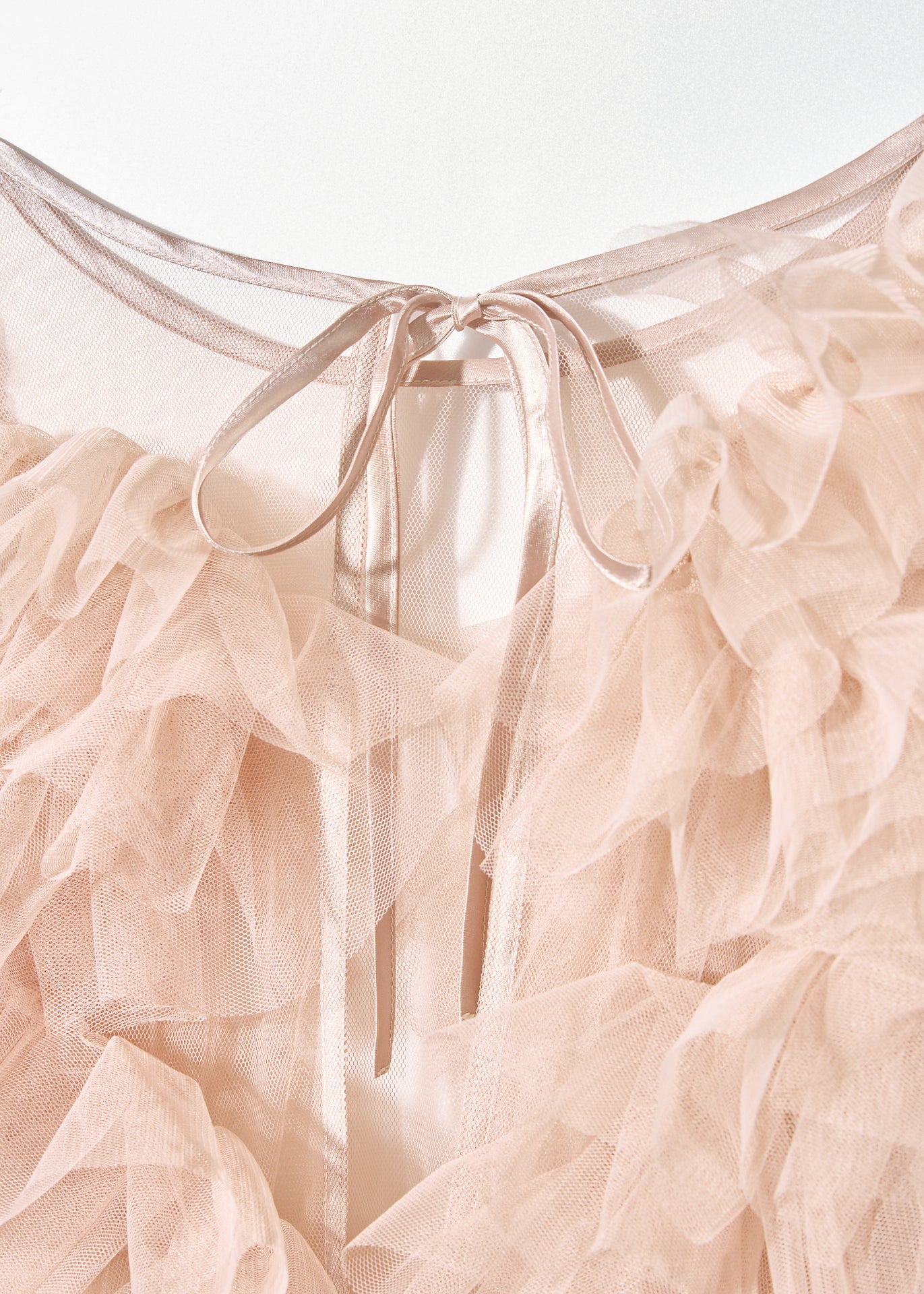 【新品】 NOTREémor tulle veil tops pink tulle veil tops – NOTRE émor
