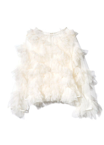 tulle veil tops【一部予約商品】