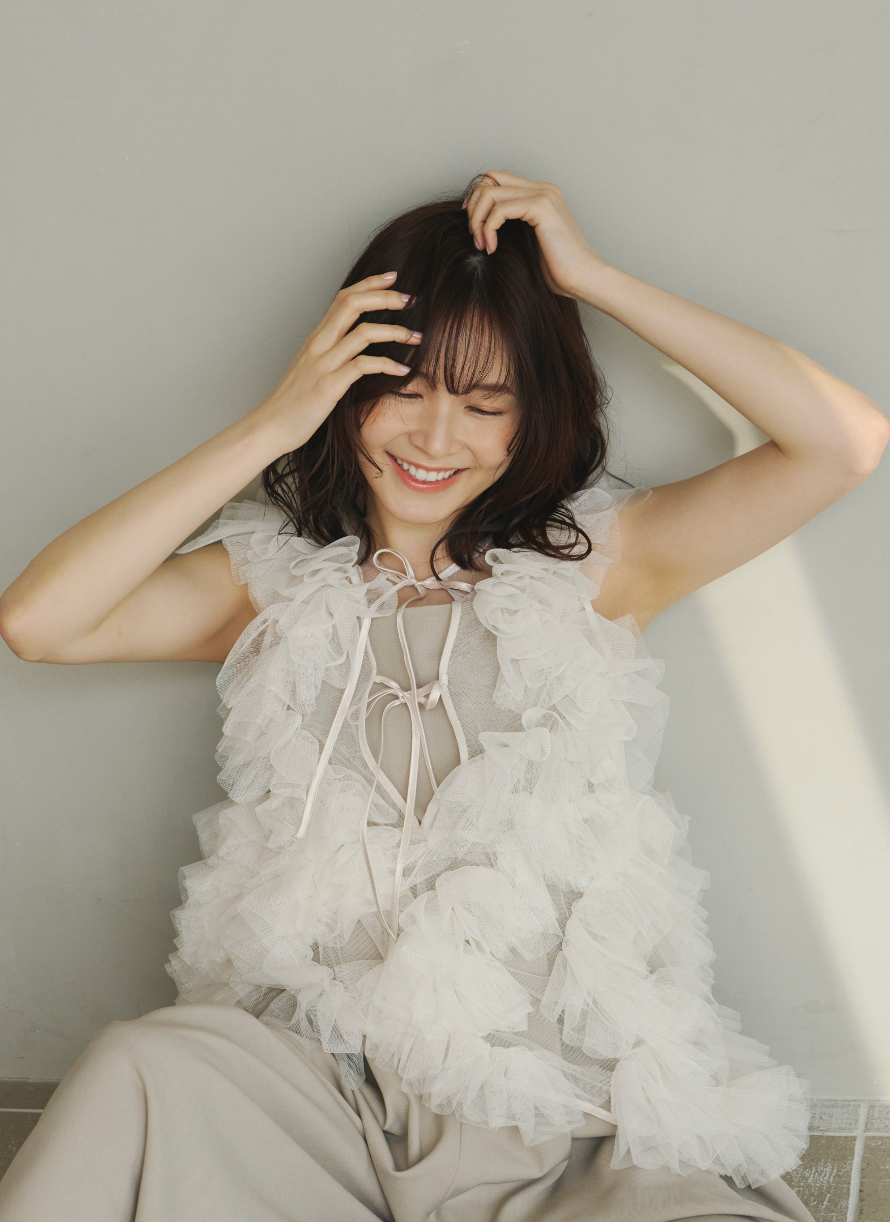 トップス NOTREemor asymmetry tulle tops asymmetry tulle tops（シャツ/ブラウス）｜NOTREemor（ノートルエモア