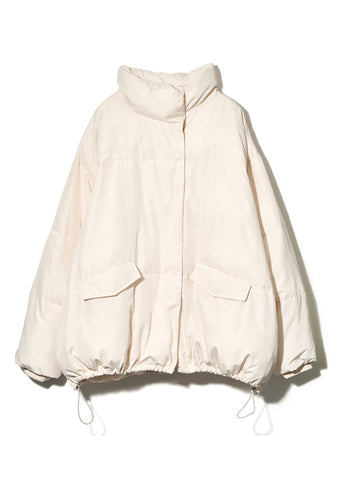 airy cocoon fiber down jacket