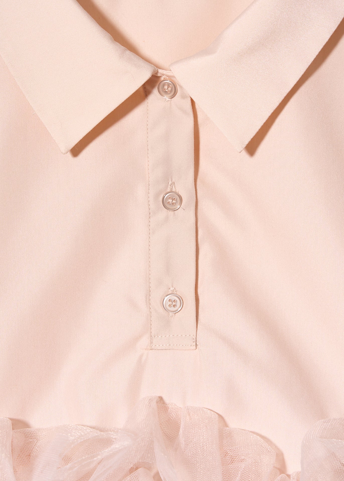 Notre emor airy tulle peplum blouse ピンク airy tulle peplum blouse – NOTRE émor