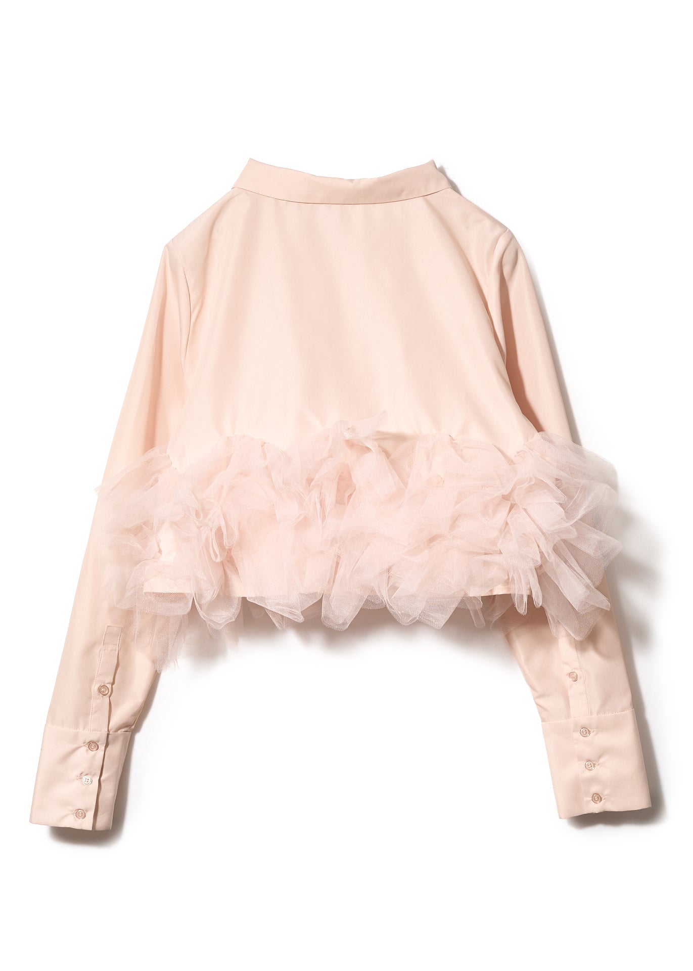 airy tulle peplum blouse – NOTRE émor