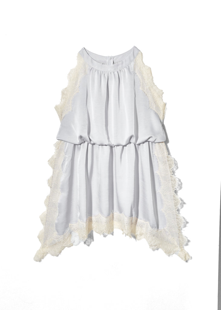 lace satin docking top – NOTRE émor（ノートルエモア）