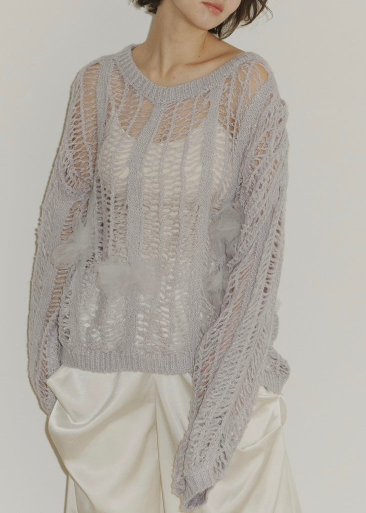 lamé tulle knit – NOTRE émor