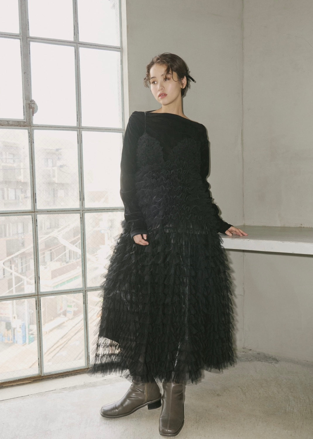 tiered tulle dress – NOTRE émor