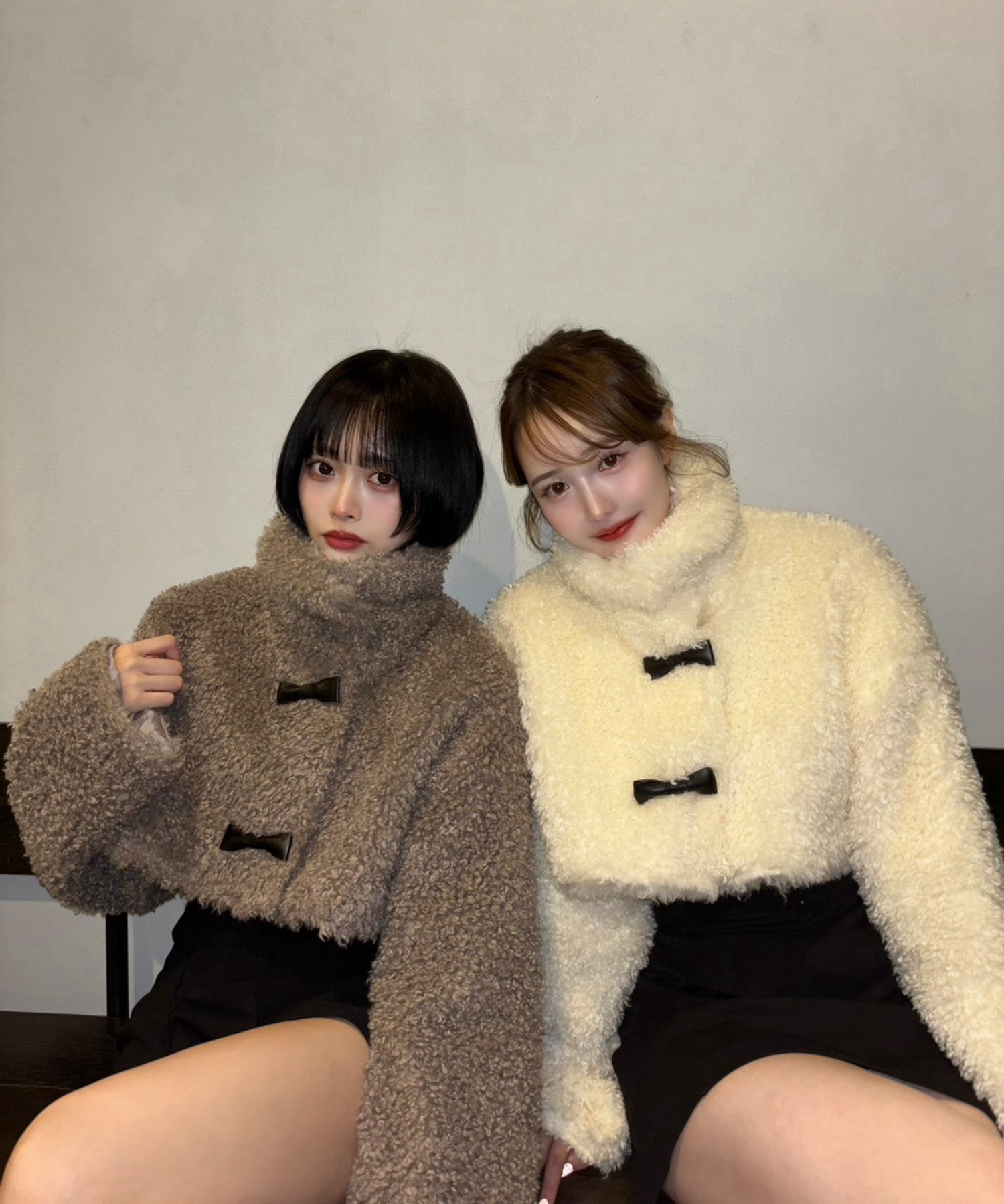 Poodle fur short blouson 【Rikako】 – NOTRE émor