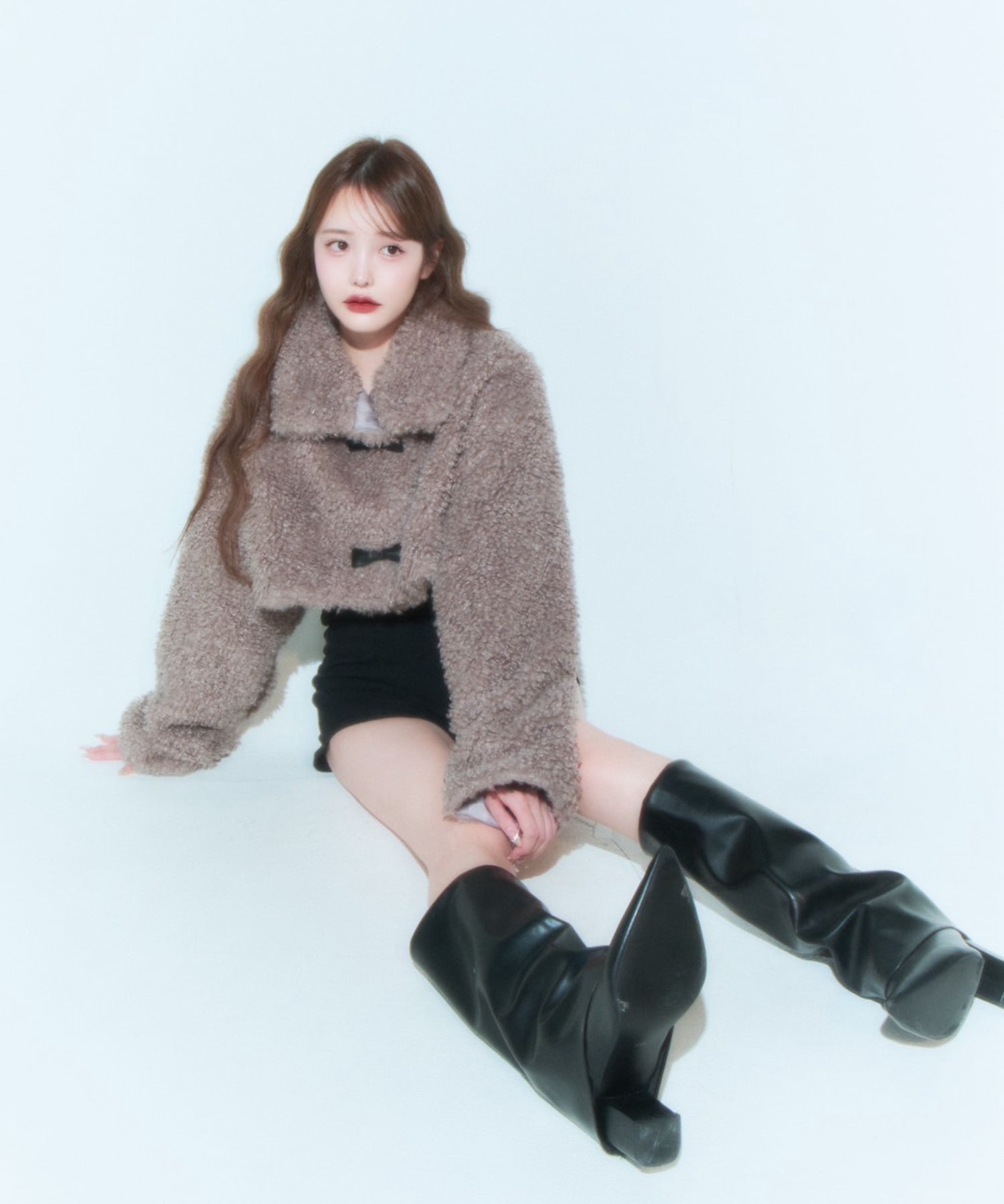 Poodle fur short blouson 【Rikako】 – NOTRE émor