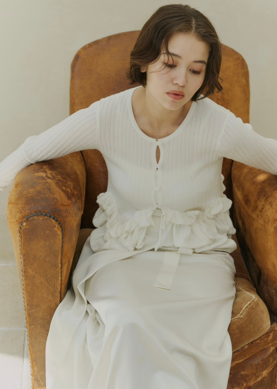 ノートルエモア　blooming frill knit blooming Frill Knit – NOTRE émor