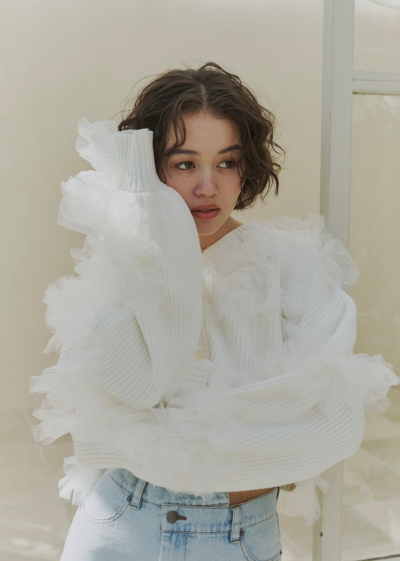 notre emor ノートルエモア plume nuance cardigan plume nuance short cardigan – NOTRE émor（ノートルエモア）