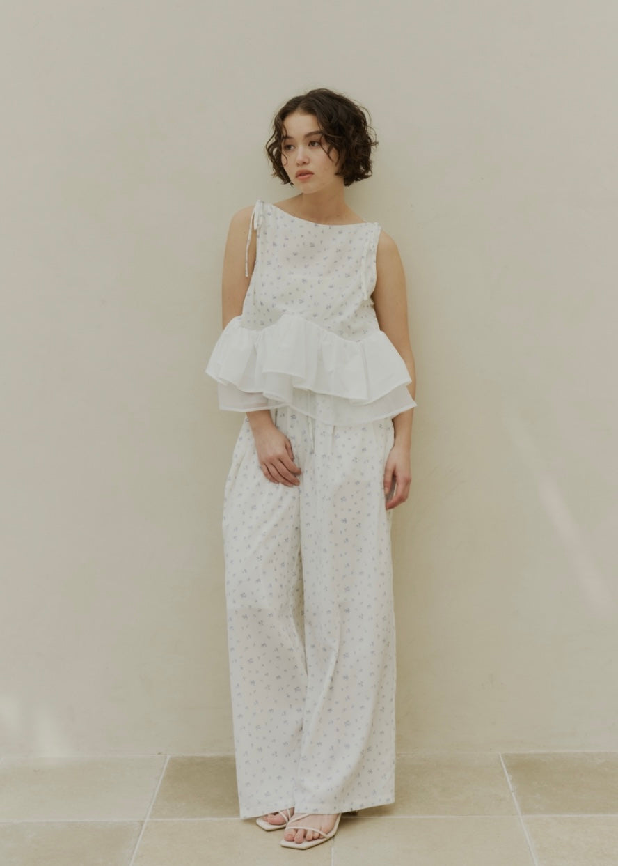 petite fleur peplum blouse – NOTRE émor（ノートルエモア）