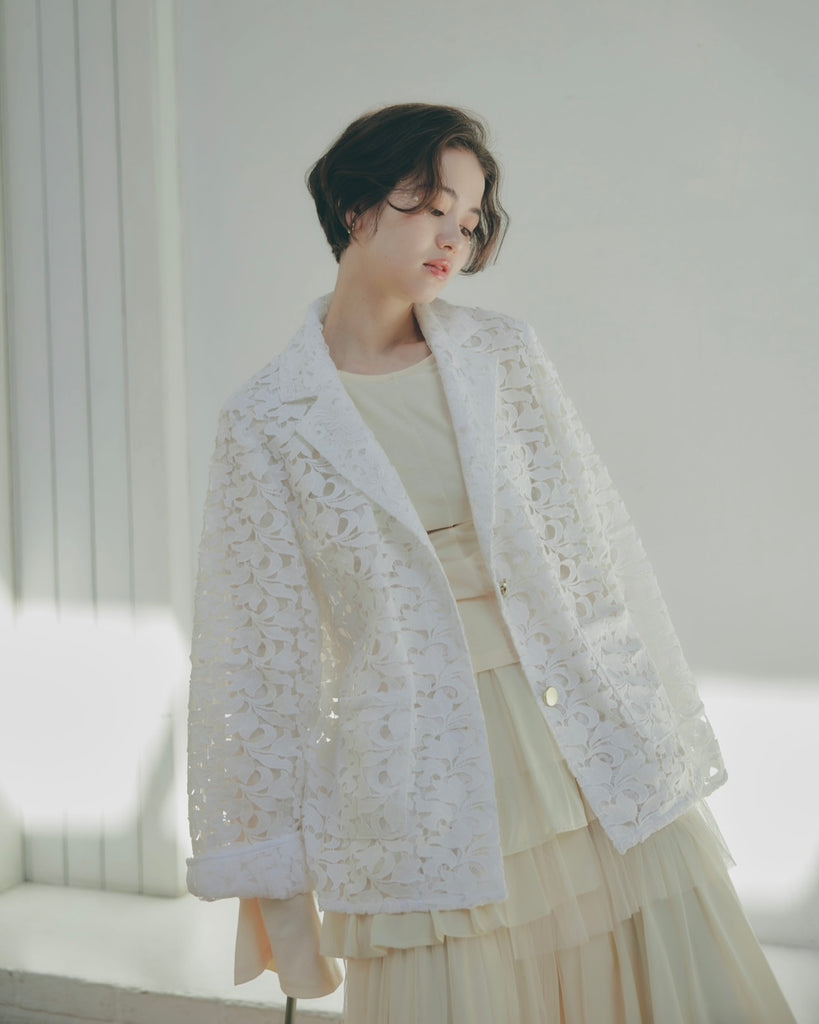 flower lace jacket – NOTRE émor