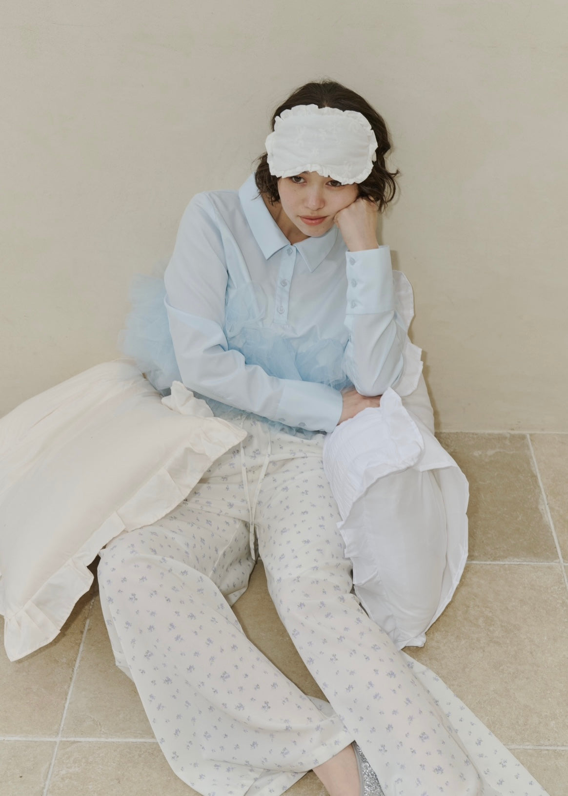 airy tulle peplum blouse – NOTRE émor（ノートルエモア）