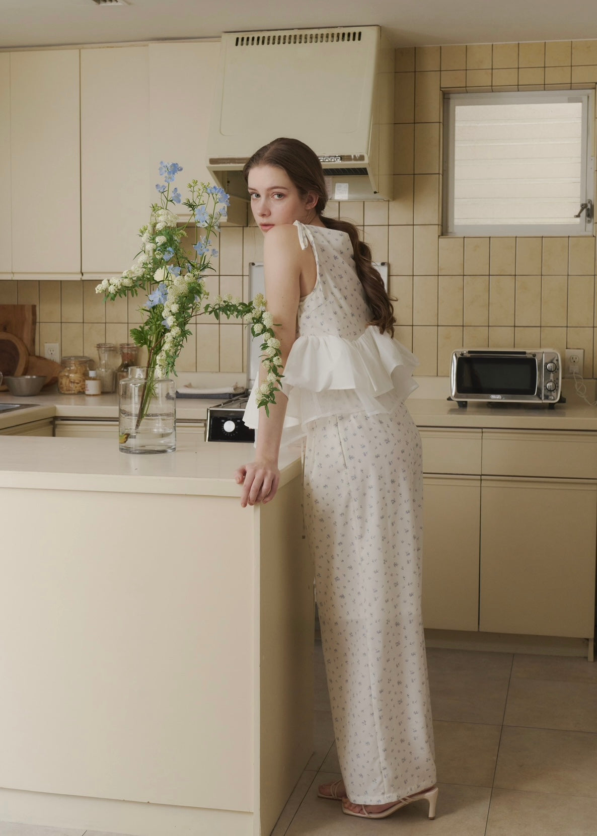トップス Notre emor petite fleur peplum blouse petite fleur peplum blouse – NOTRE émor（ノートルエモア）