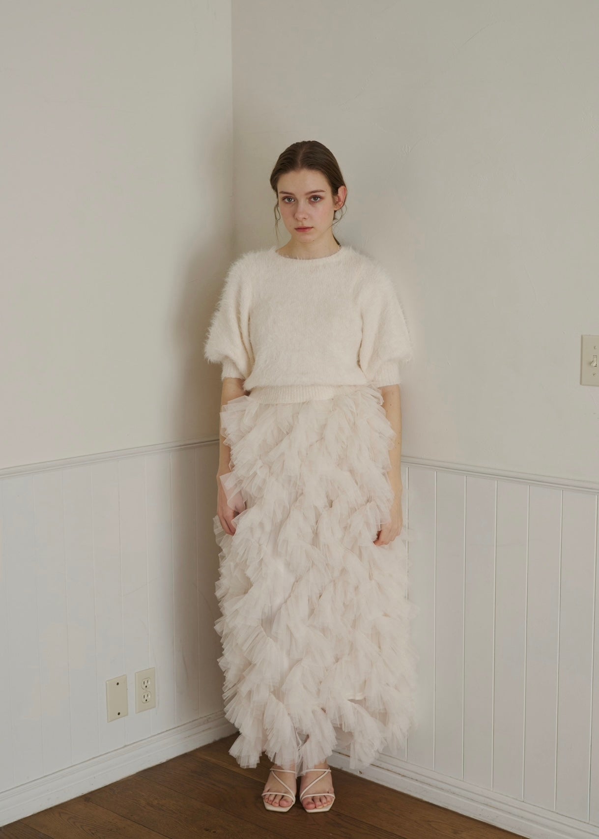 小物 MOMENTEL Ruffle star muffler ruffle tulle skirt – NOTRE émor