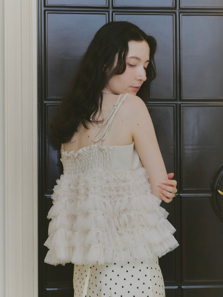 tiered tulle bustier – NOTRE émor