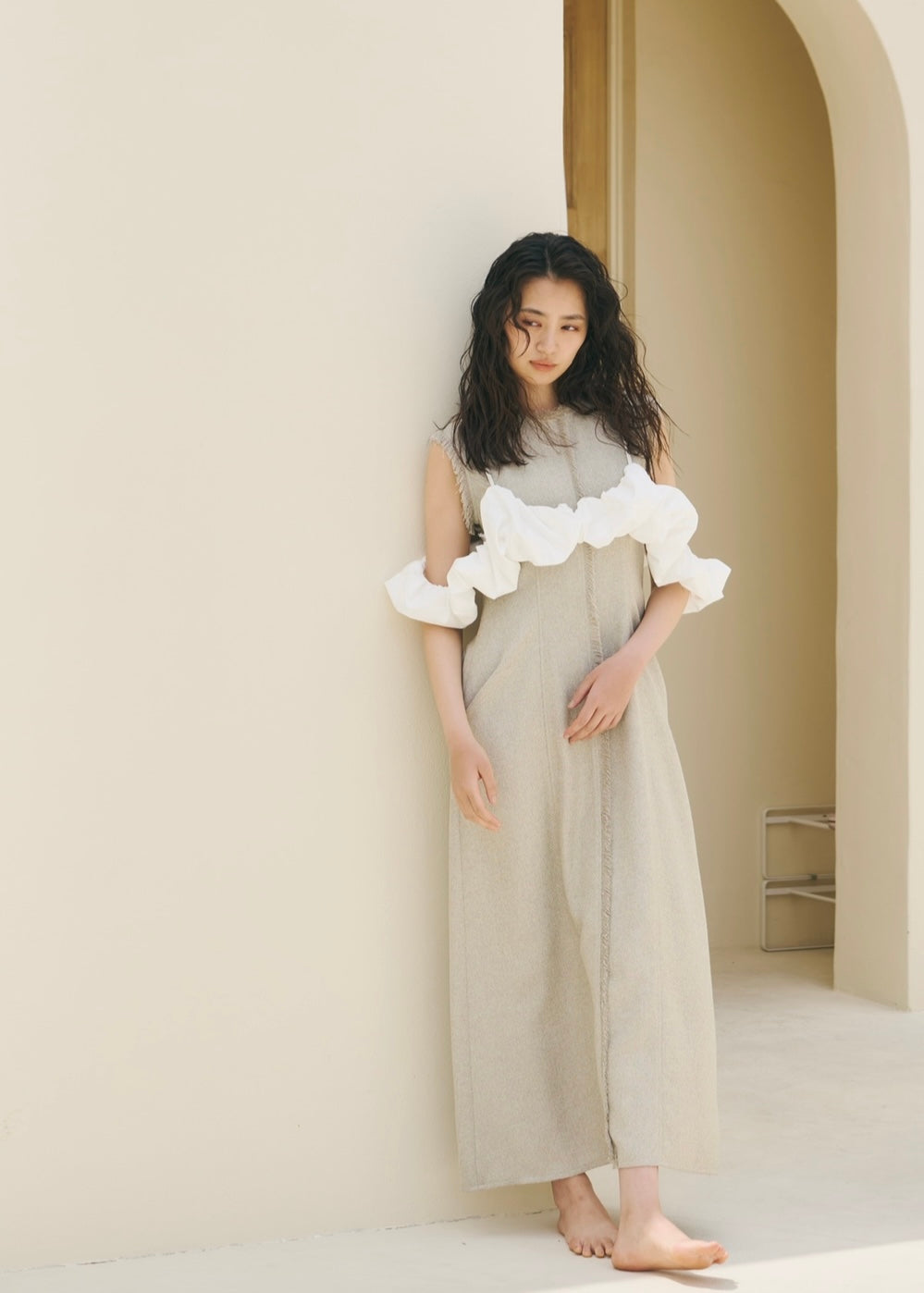 summer tweed fringe dress – NOTRE émor（ノートルエモア）