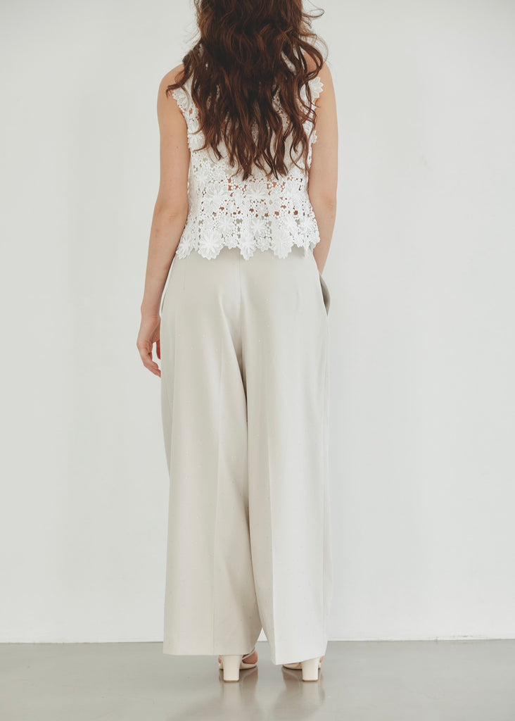 2way lamé high waisted pants – NOTRE émor