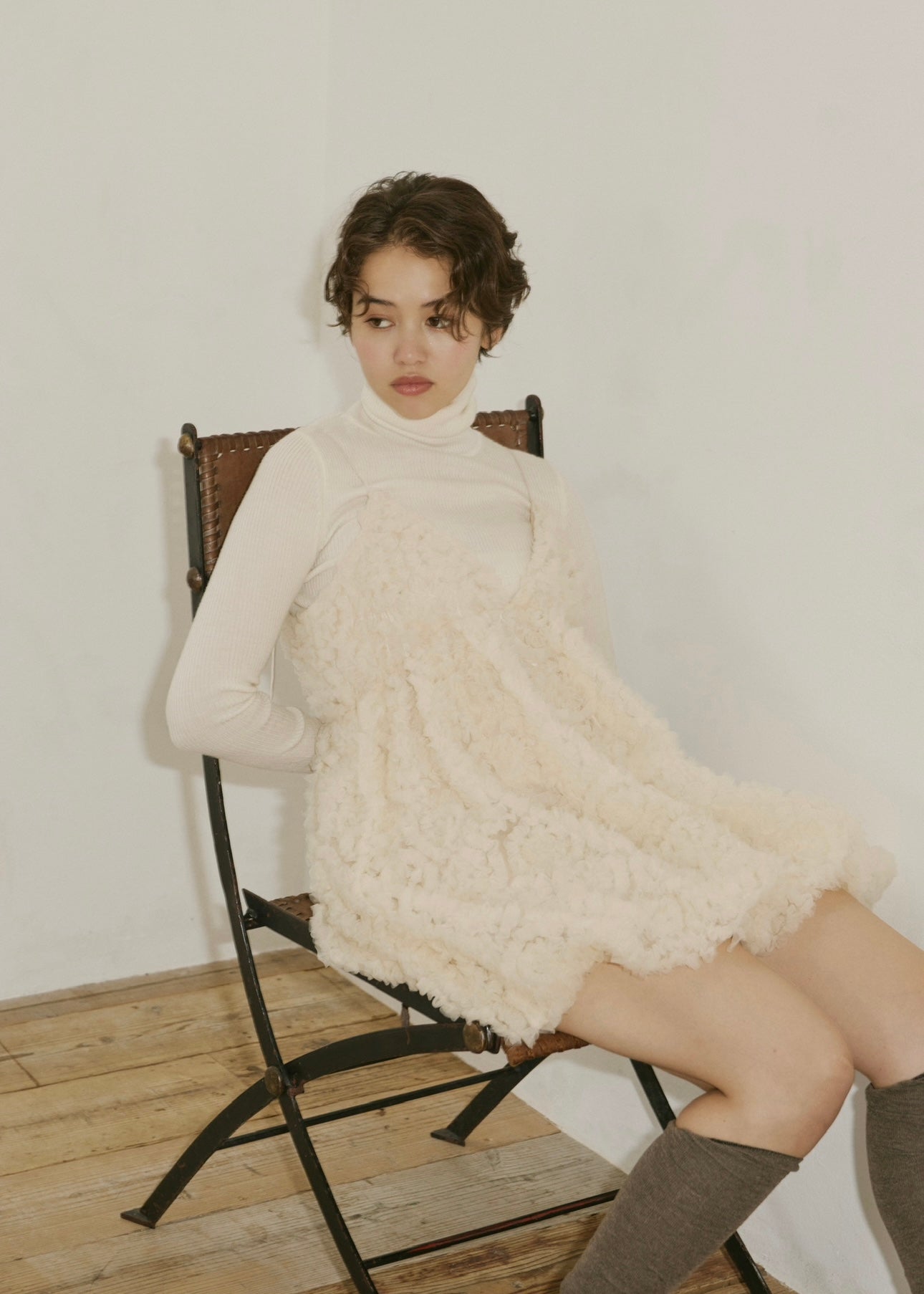Notreemor tulle mini dress アイボリー IMG_8337_2048x.jpg?v=1755837366