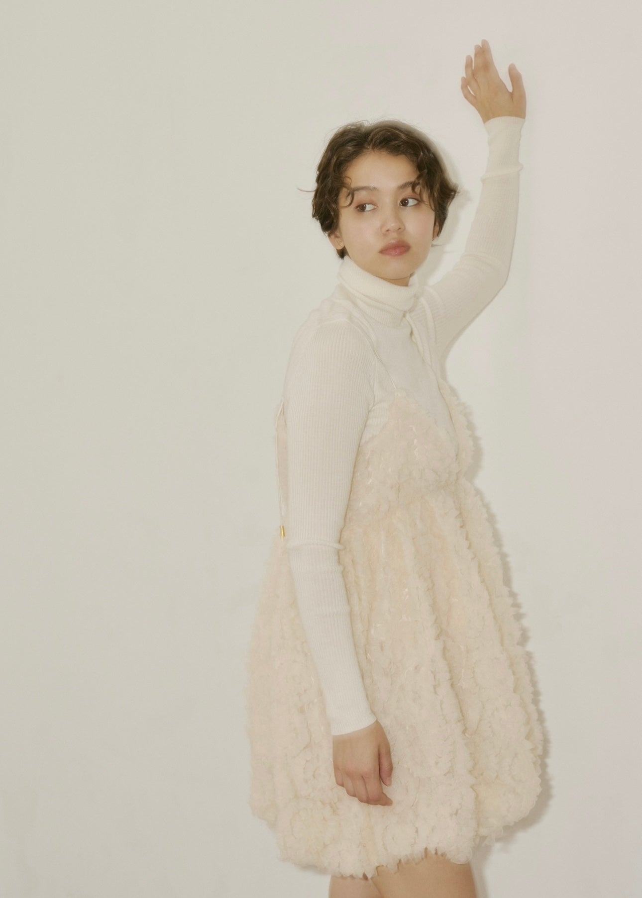NOTRE emor tulle mini dress アイボリー tulle mini dress – NOTRE émor