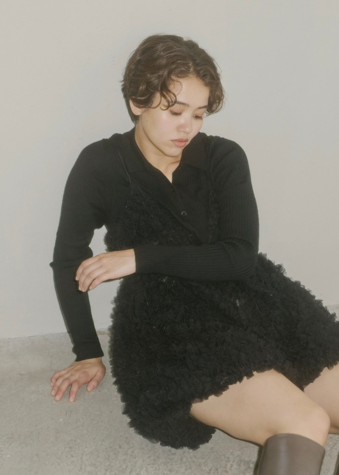 ノートルエモア NOTREemor tulle mini dress tulle mini dress – NOTRE émor